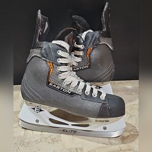 Easton Synergy EQ4 Ice Hockey Skates Youth Size Y 6.0 D Bladz ‎ Black